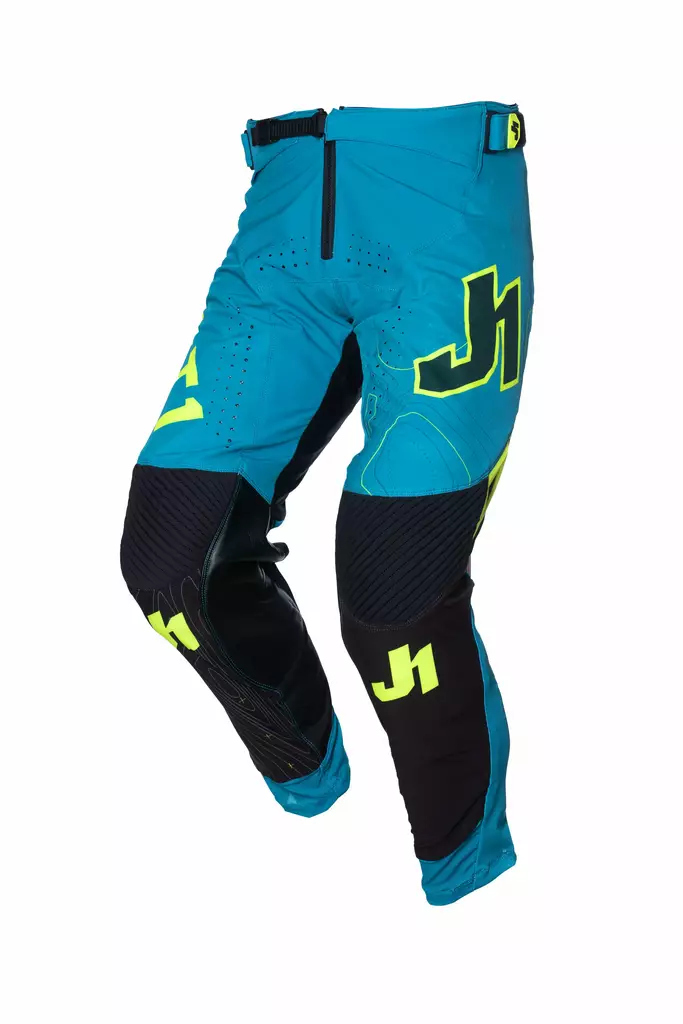 Just1 Crossihousut J-Flex 2.0 Frontier, teal musta/ keltainen fluo - Crossihousut - 605-230007 - 1
