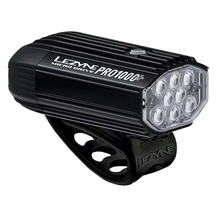 Ladattava led- etuvalo LEZYNE Micro Drive Pro 1000, musta - Polkupyörän valaisimet ja osat - 1-LED-25F-V337 - 1