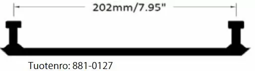 Moottorikelkan ohjausrauta Sno-X Defender - Moottorikelkan ohjausraudat - 881-0127 - 2