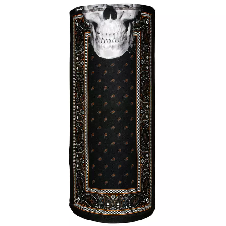 Motley tube, Sport Flex tuubihuivi, Black & Orange Classic Bandanna - Neopreenimaskit ja huivit - TL197 - 1