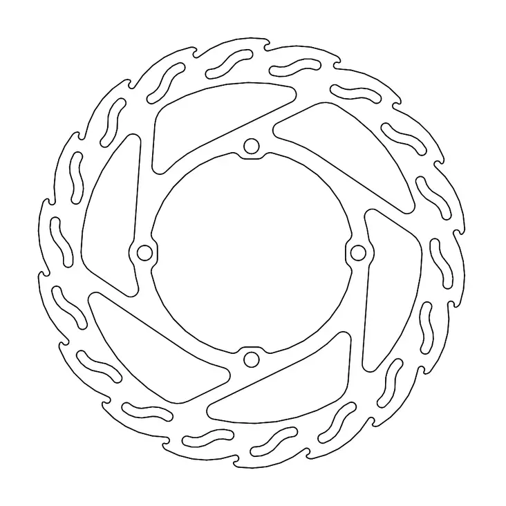 Moto-Master Flame front disc Suzuki: RMZ450 2018-> - Crossipyörän jarrulevyt - 235-110727 - 1