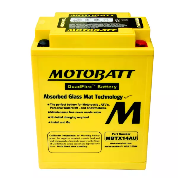 Motobatt akku, MBTX14AU - Motorbattin akut - 14-517 - 1