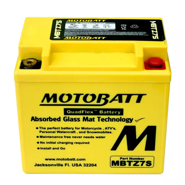 Motobatt akku, MBTZ7S - Motorbattin akut - 14-507 - 1