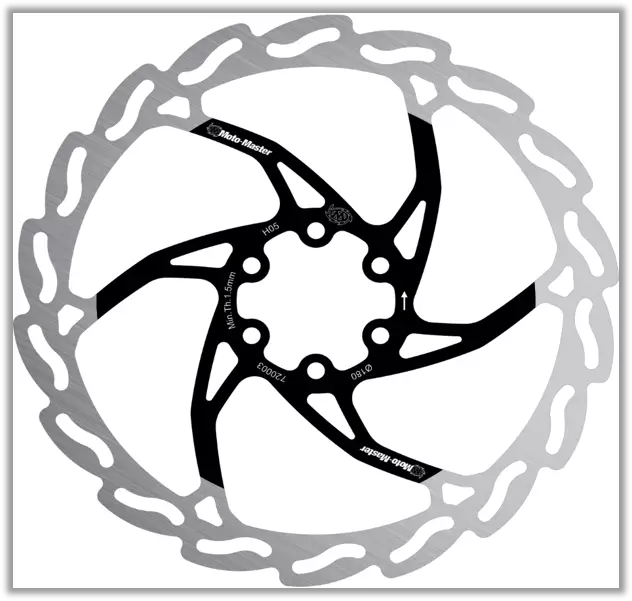 Motomaster Bicycle Flame Disc 223x2,0x16 - Polkupyörän jarrulevyt - 235-720007 - 1