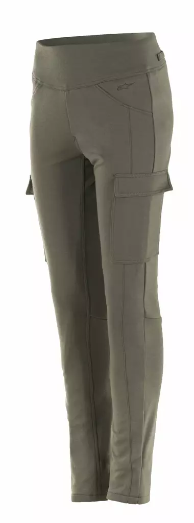 Naisten ajoleggingsit Alpinestars Iria, armeijan vihreä - MP Ajohousut - D324397 - 1