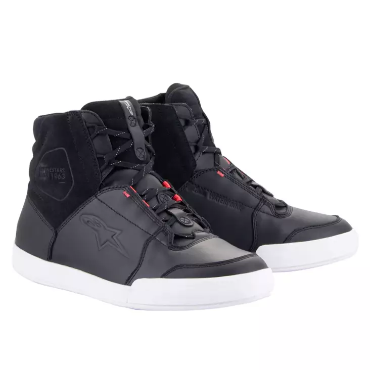 Naisten Vedenpitävät Ajokengät Alpinestars Chrome, musta/valkoinen/pinkki - Ajokengät - D439617 - 1