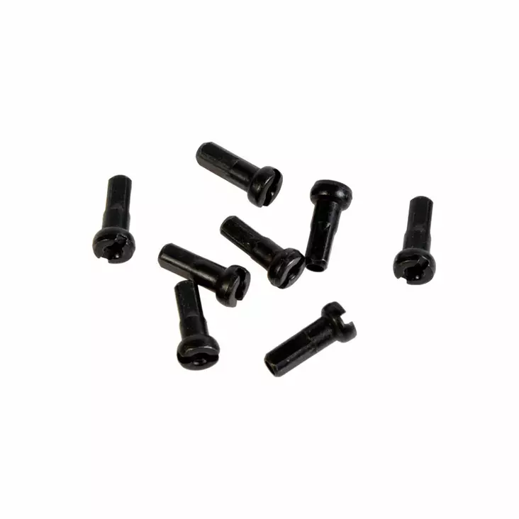 Nippeli sapim, 2 x 13,5 mm musta, 100 kpl. - Nippelit - 60907 - 1