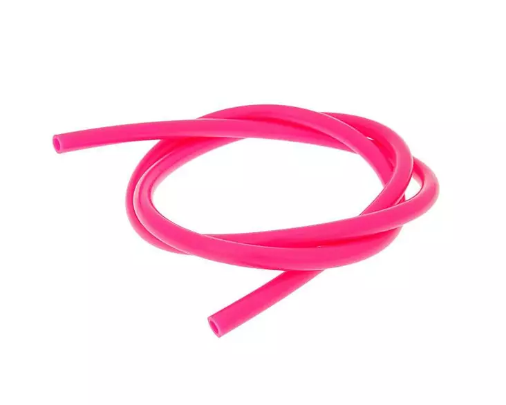 Polttoaineletku Vaaleanpunainen, Ø5 mm / 1 m - Mopon polttoainehanat - 9-3-2545-7 - 1