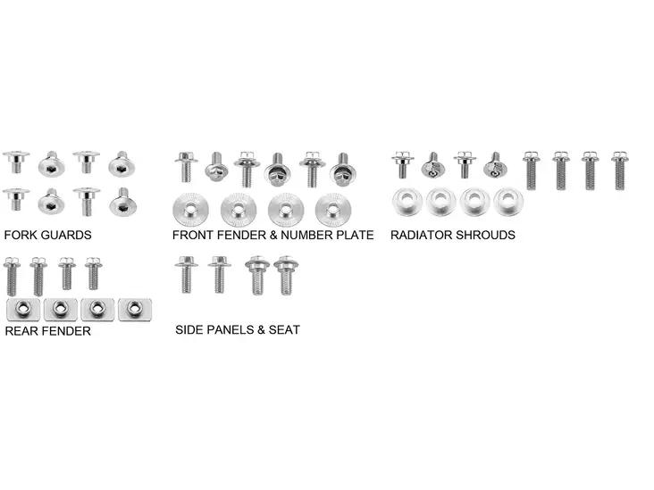 Sixty5 Ruuvi- ja pulttisarja Honda - Ruuvit ja mutterit - 395-12147 - 1
