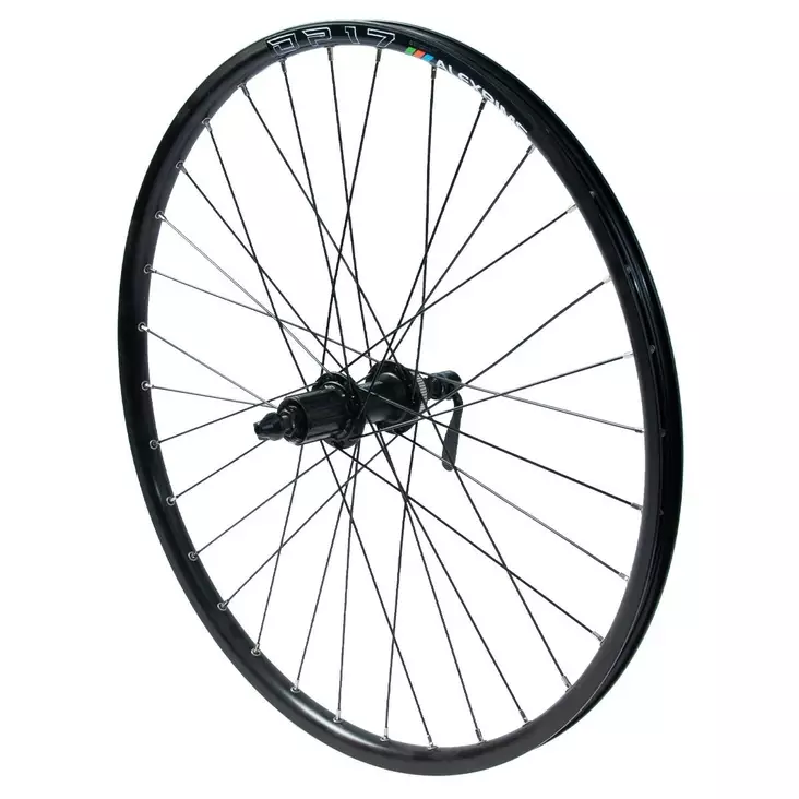 Takapyörä 24" 21-507 XC Shimano Center Lock, Alex DP 21, 2-pohja, holkitettu - Vanteet taakse kasetti - 59067 - 2
