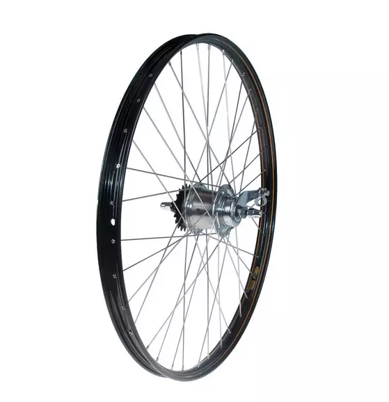 Takapyörä 26" 24-584 Shimano Nexus 7v, Rodi Westwood, musta - Vanteet taakse 7/8-v - 59117 - 2
