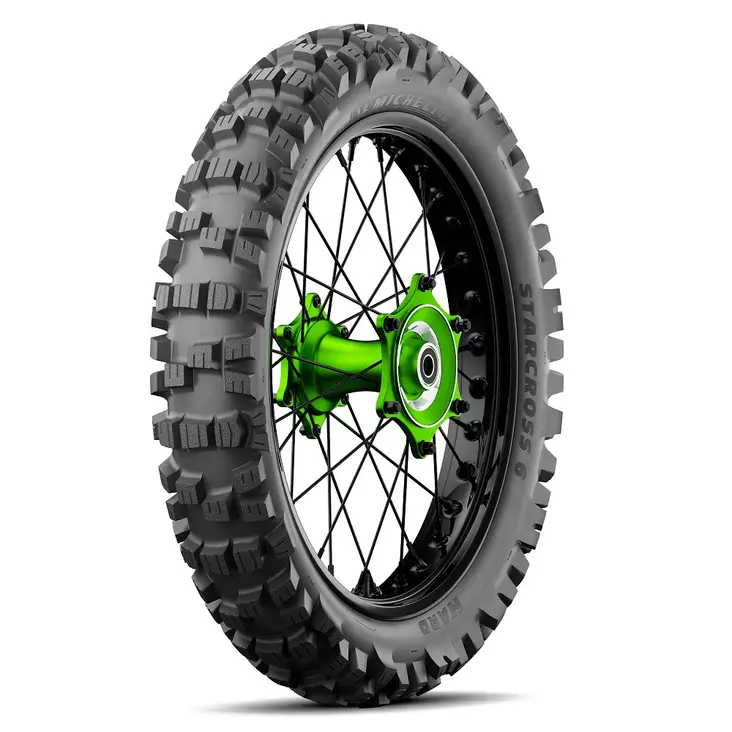 Takarengas Michelin Starcross 6 Medium Hard 110/100-18 M/C 64M TT - Crossipyörän renkaat - 25-954297 - 1