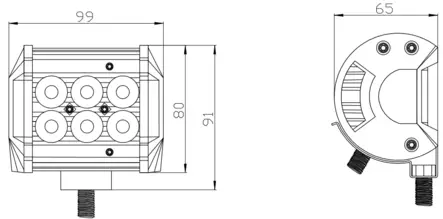 Kinwons Led Kaukovalopaneeli 10-30V 18W Combo - Valaisimet ja työvalot - 109-8718 - 2