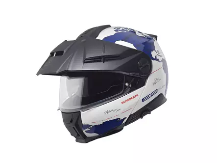 Schuberth Kypärä E2 Atlas valkoinen/sini - Adventure-kypärät - 51-2508 - 1