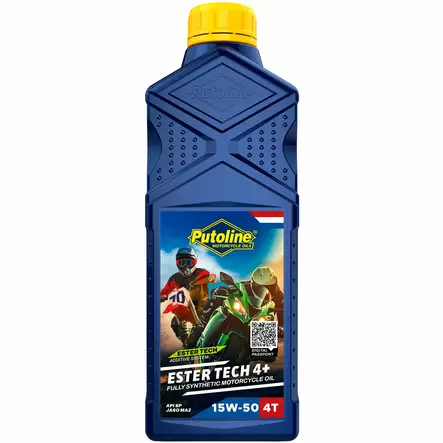 Putoline Ester Tech 4+ 15W-50 Moottoriöljy 1L - 4-T Moottoriöljyt - 554-70628 - 1