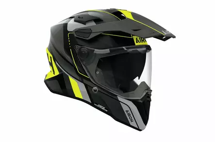 Adventure- kypärä Airoh Commander 2 Skip Keltainen matta - Adventure-kypärät - 57-26098 - 2