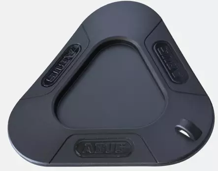 Abus Sidestand plate, musta - Levyjarrulukot ja ketjulukot - 49-90058 - 1