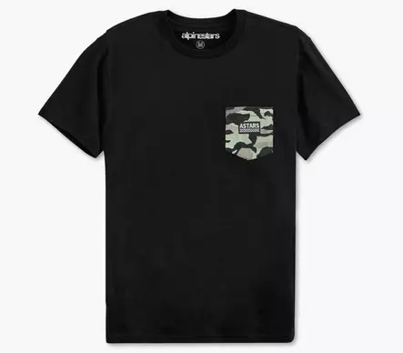 Alpinestars T-Paita Pocket Camo Musta - T-paidat - D413398 - 1