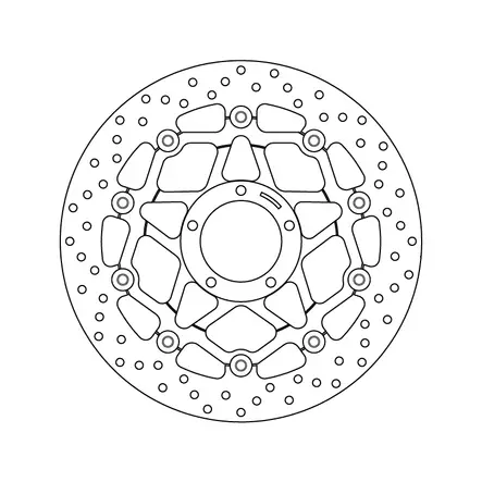 Brembo Jarrulevy Serie Oro kelluva - Moottoripyörän jarrulevyt - 232-78B40878 - 1