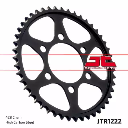 JT Rear Sprocket JTR1222.48 - Moottoripyörän takarattaat - 274-R1222-48 - 1
