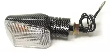 MINIVILKKUPARI, carbon, kirkas lasi - Moottoripyörän vilkut - 15-928 - 1