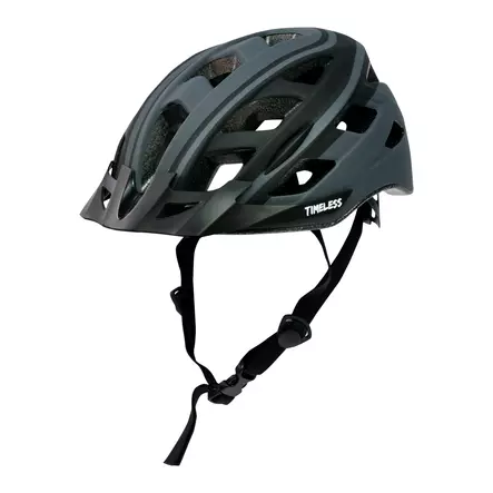 Pyöräilykypärä Timeless Fox, musta/harmaa 54-59cm - valo ja säätöpanta - Pyöräilykypärät - 68708 - 1