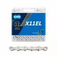 Ketju 11-v kmc x11el silver, 1/2 x 11/128", 118l - Ketjut 11-vaihteisiin - BX11ELN18 - 1