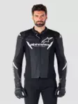 MP-nahkatakki Alpinestars Faster v3 Airflow, musta/valkoinen -  -  - 3