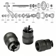Shimano 1-v (cb-e110), kytkinkartiosarja - Polkupyörän takanapa Shimano 1-v - 64008 - 2