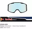 Spect Red Bull Strive MX Goggles Single lens Black/Blue clear - Ajolasien linssit - 674-220108 - 1