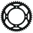 Supersprox Teräs takaratas SU RM80/85 / YA YZ80/85 Musta 48 - Moottoripyörän takarattaat - 27-2-998-48 - 2