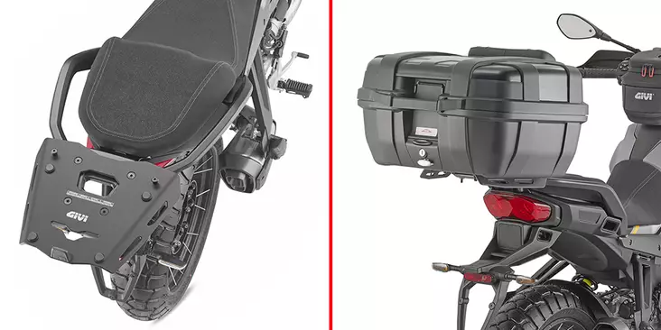 Givi Specific Rack Moto Guzzi Stelvio (2 - Moottoripyörän laukkujen kiinnikesarjat - 322-SRA8208 - 1