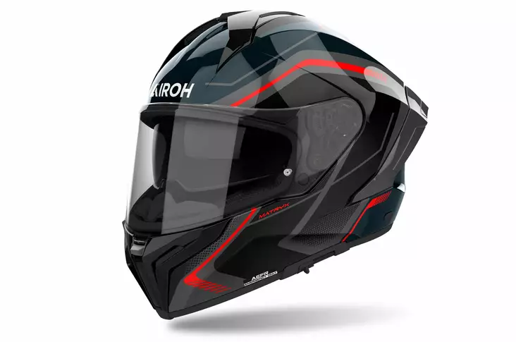 MP-kypärä Airoh Matryx Wide, kiiltävä punainen - Umpikypärät - 57-25028 - 1