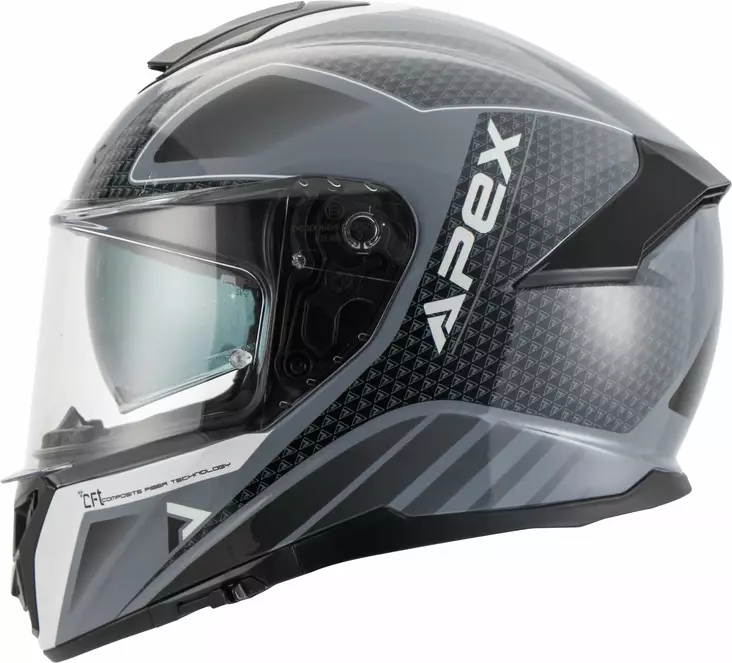 MP-kypärä APEX FT300 New York, harmaa/musta - Umpikypärät - 700-25038 - 1