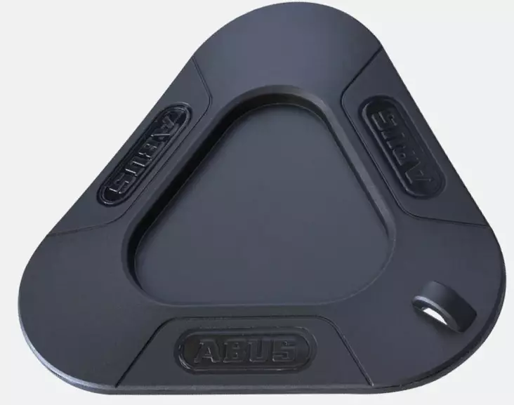 Abus Sidestand plate, musta - Levyjarrulukot ja ketjulukot - 49-90058 - 1
