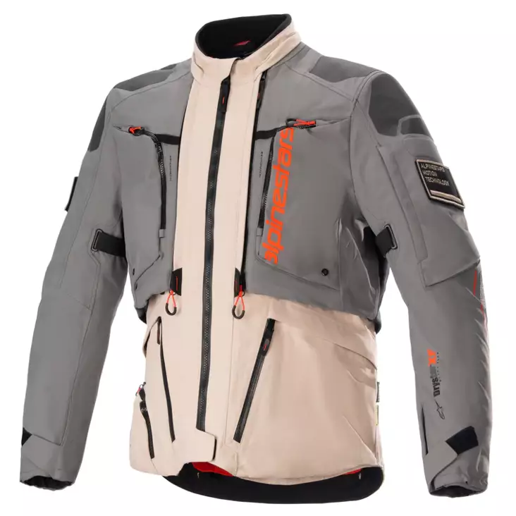 Ajotakki Alpinestars AMT-10R Drystar XF, harmaa/ruskea/oranssi - MP Ajotakit - D439278 - 1