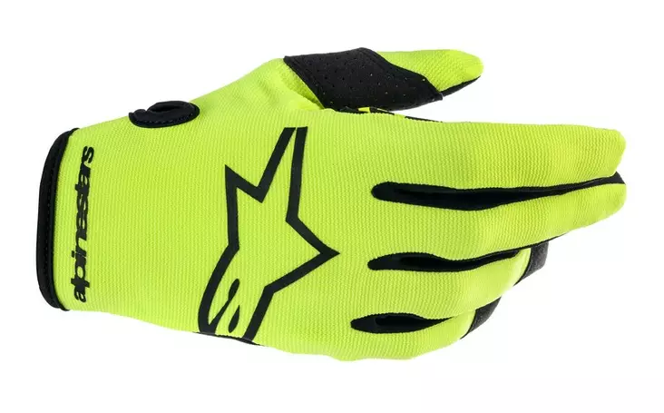 Alpinestars crossihanskat Radar Keltainen Fluo/Musta - Crossihanskat - D438118 - 2