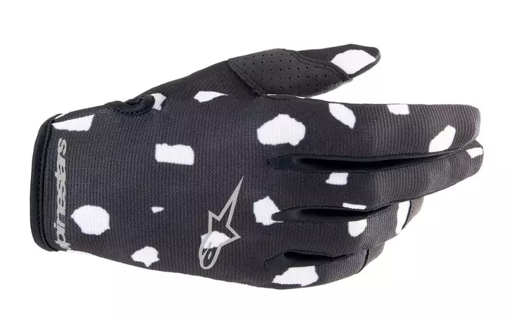 Alpinestars crossihanskat Radar Musta/Valkoinen - Crossihanskat - D438138 - 2