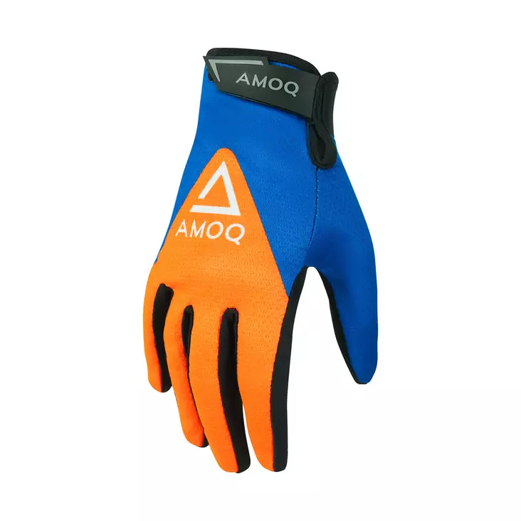AMOQ Ascent V2 Ajohanskat Sininen-Oranssi - Crossihanskat - 645-24120258 - 1