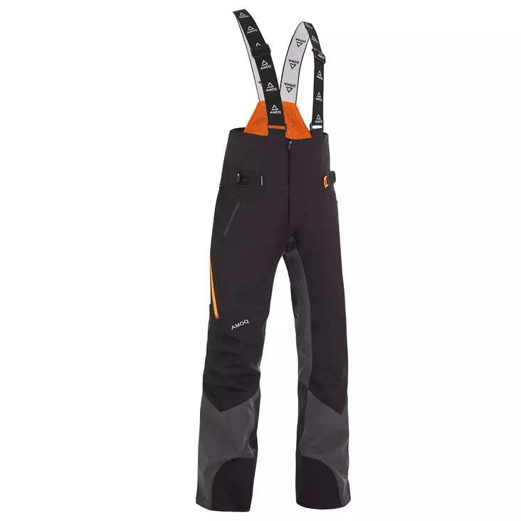 AMOQ Vernal V2 kelkkahousut, musta/oranssi - Kelkkahousut - 645-25080108 - 1