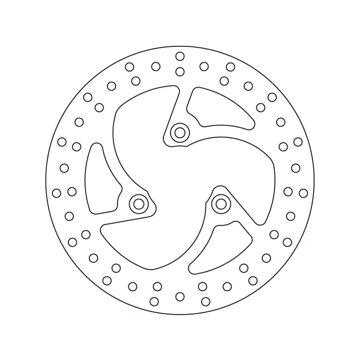 Brembo Jarrulevy Serie Oro - Moottoripyörän jarrulevyt - 232-68B40758 - 1