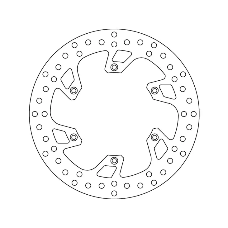 Brembo Jarrulevy Serie Oro - Moottoripyörän jarrulevyt - 232-68B407B8 - 1