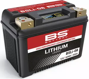 BS Battery BSLI-08 Lithiumakku - BS akut - 140-360108 - 1