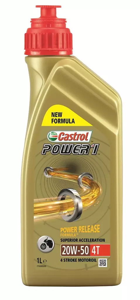 Castrol Power 1 4T 20W-50 (ACT>EVO 4T) 208 L - 4-T Moottoriöljyt - 55-410-208 - 1