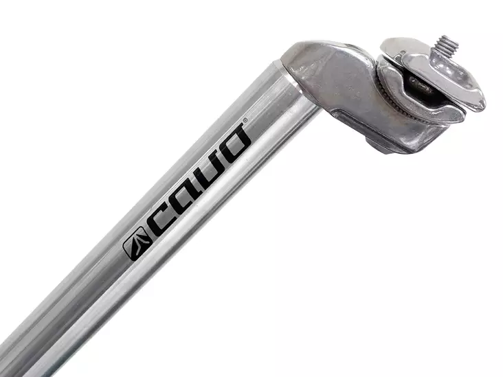 CAVO satulakiinnike, alumiinipidike / hopea, 25.8x400mm - Polkupyörän istuinkannattimet - 42-6258 - 1