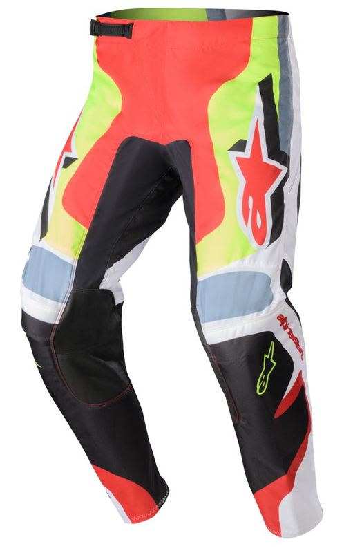 Crossihousut Alpinestars Fluid Agent, musta/punainen/keltainen - Crossihousut - D437938 - 2