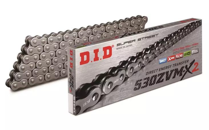 D.I.D 530ZVM-X2 Chain+Connecting link ri - Moottoripyörän ketjut - 283-530053-118 - 1