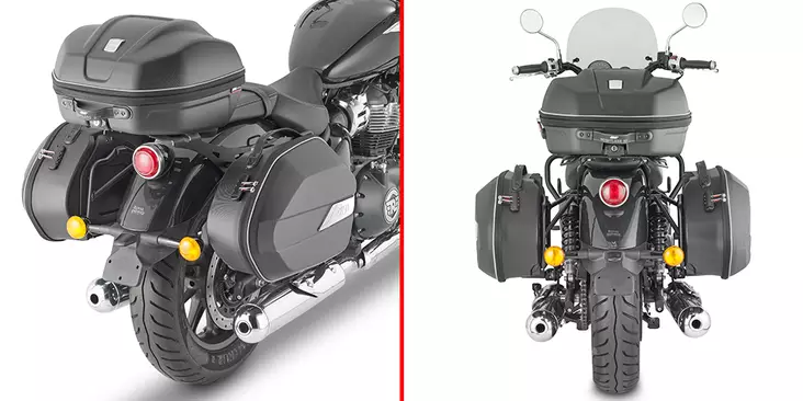 Givi Specific pannier holder ENFIELD SUP - Moottoripyörän laukkujen kiinnikesarjat - 322-PL9058 - 1