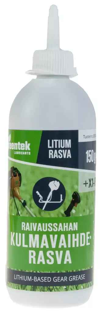 Greentek Kulmavaihderasva, 150g , (Muovipullo) - Puutarhakoneiden öljyt ja kemikaalit - 553-83048 - 1