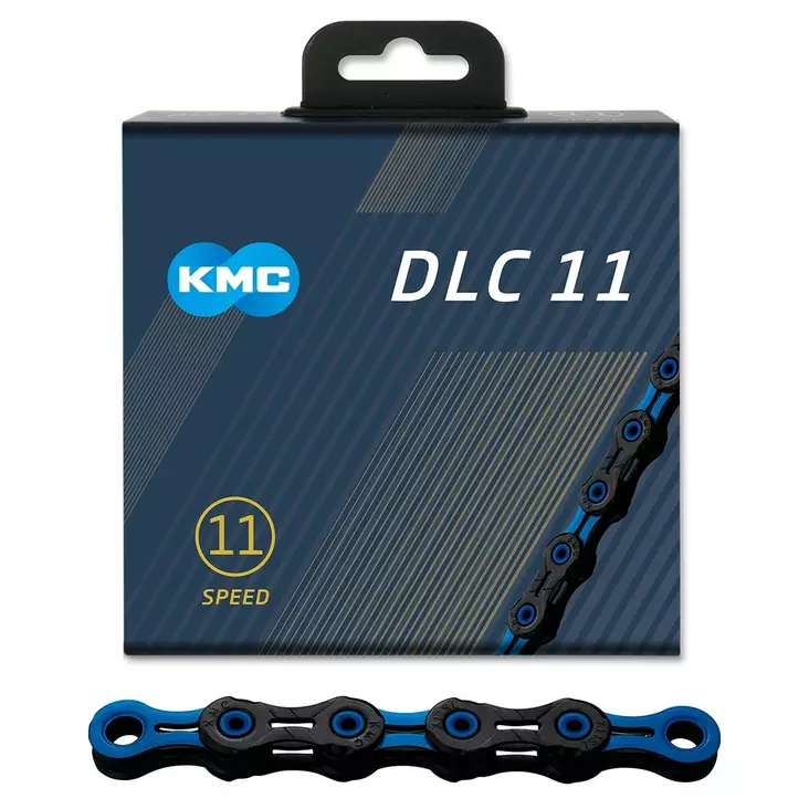 Ketju 11-v kmc dlc11, black/blue, 118l - Ketjut 11-vaihteisiin - BD11BB118 - 2
